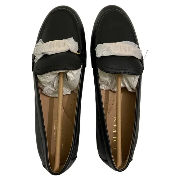 Lauren Ralph Lauren Averi Nappa Leather Loafer Size 6 - Picture 3 of 6